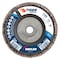 Weiler 4-1/2 Tiger Angled (Radial) Zirc Flap Disc 40Z 5/8-11 Nut 51303 - alternate 1